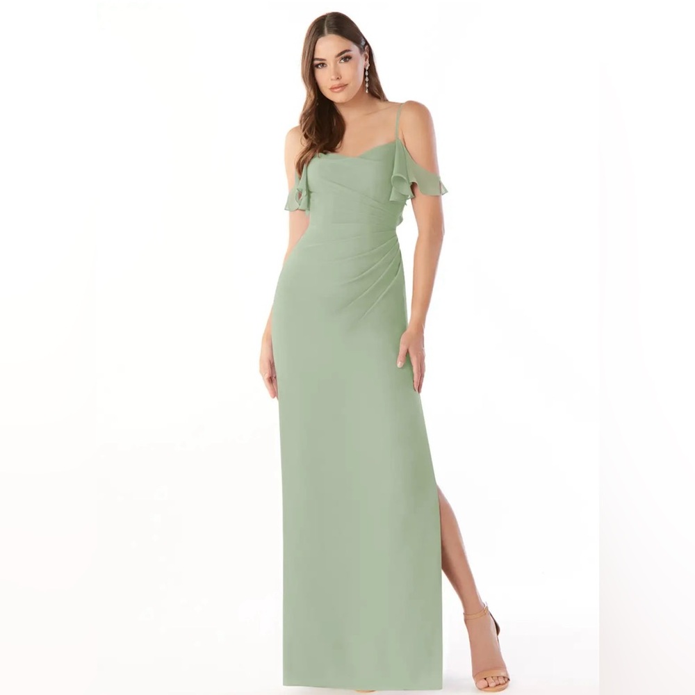 Green Sleeveless Slit Maxi Gown